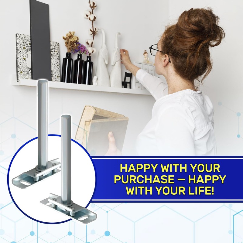 2 Pieces Hidden Shelf Bracket with a Length 110 mm
