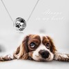ONEFINITY Paw Urn Necklace for Ashes Sterling Silver Dog Cat