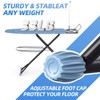 KINGBOARD Ironing Board, Compact Iron Board Full Size with Extra