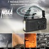 Emergency Weather Radio (Condor 1) NOAA/AM/FM with 74000mWh Portable Radio,