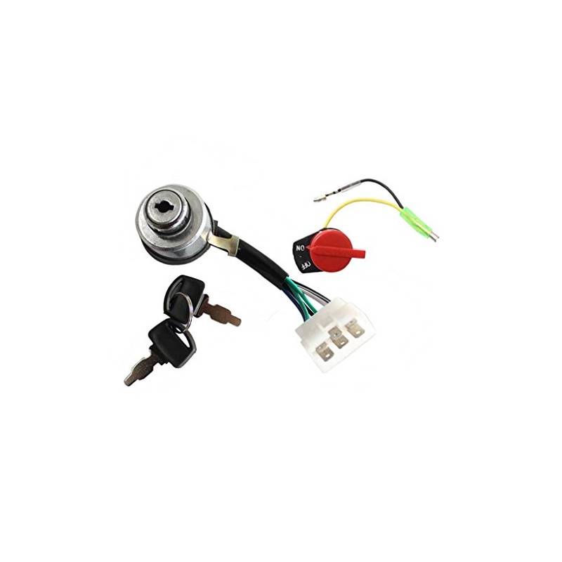HURI Ignition Key Switch + On Off Stop Switch for