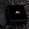 TJC Multi Gemstone Five Stone Ring for Women in 925