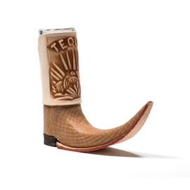 Unbranded 1pc Mexican Leather Mini Tribalera Boot Tequila Shot | Artisan Bota Tribalera