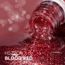 MEGIOR Red Cat Eye Gel Nail Polish 15ml Blood Red Magnetic Gel Polish with Magnet Soak Off UV Gel Nail Polish Nail Art Manicure Salon DIY Home