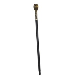 Bristol Novelty BA2152 Snake Cane for Fancy Dress, Mens, Black, One Size