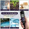 pH Meter for Food 3-in-1 Digital pH EC Temperature Meter