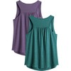 PINSPARK Womens Tank Tops Pack Loose Fit Yoga Shirts Moisture