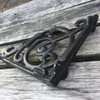 Facaler 4 Pack Heavy Duty Wall Shelf Bracket, Antique Style