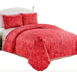 Tesso Edredon Matrimonial + Fundas Cubre Cama Ligero Odisea