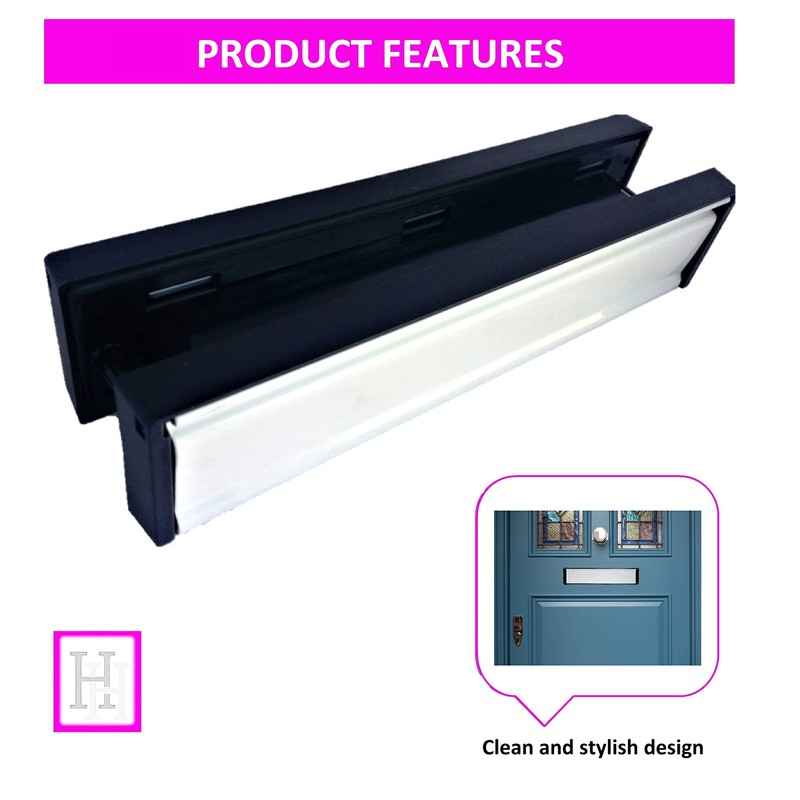 Haven Heritage ® 12" 300mm Letterbox with Letterbox draft excluder