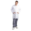 Whites Chefs Apparel A351-L Unisex Lab Coat, White