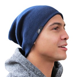 Grace Folly Gorro de invierno para hombres o mujeres (varios colores), Azul oscuro, Talla única