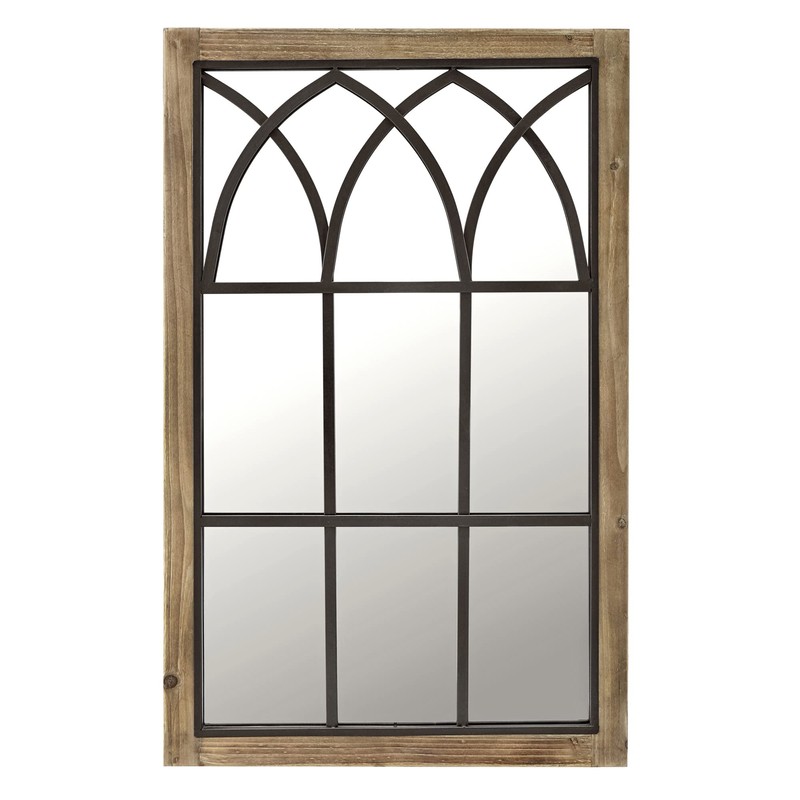 FirsTime & Co. Grandview Arched Window Wall Mount Mirror, 37.5"H