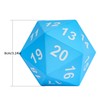Cusdie 80mm Large 20-Sided Foam Dice - Stress Relief D20