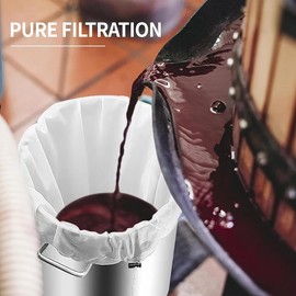 Oiiwowi 4PCS Muslin Cloths for Cooking-Fine Mesh Strainer Bags for Brewing, Straining, Filtering for Homebrewing Wine 26x22 in