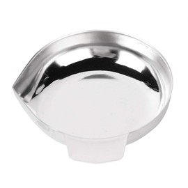 Food Scale Pan Tray, Portable Food Scale Tray, Exquisite Stainless Steel Curved Mouth Design for Jewelry Scale Food Tray