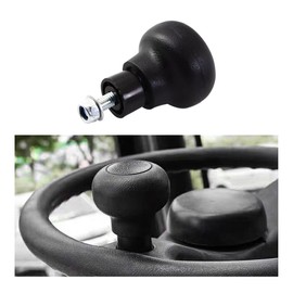 Yourkar Steering Wheel Knob, Forklift Steering Wheel Spinner Knob Turning Aid Knob, Non-Slip Power Handle Spinner Knob for Forklifts, Tractors, Cars, Boats, Car Accessories