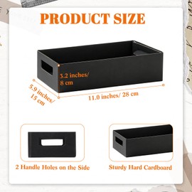 Fuyoooo 12 Pack CD Storage Boxes Corrugated Cardboard CD Case Holder Holds Up to 240 Full Jewel Cases with Handle Disc Storage Bin Stacking Home Retail Box for Movie Collection Cassette Tape Organizer