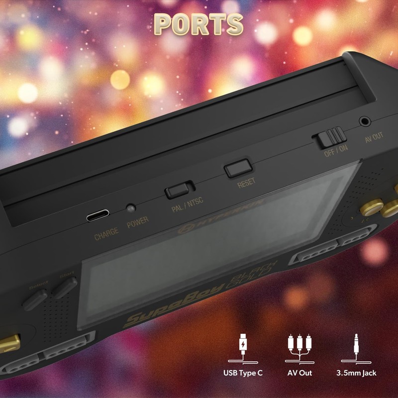 Hyperkin SupaBoy Portable Pocket Console For SNES (Super NES) /