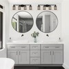 Niloah 4 Light Black Bathroom Light Fixtures, Modern Farmhouse Vanity
