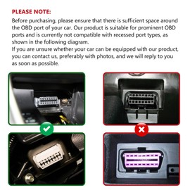 JUTA OBD Lock Aluminum Alloy Material OBD-II Socket Locking Device Vehicle OBD2 Port Protection
