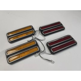 KK 1967-1972 LED Chevy GMC C10 C20 Truck Side Marker Fender Lights Set