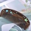 TAN MUJIANG TANKISHO Wooden Comb, Anti-Static, Natural Wood, Ome