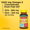 Minicápsulas Blandas De Aceite De Pescado Omega 3 De 1400