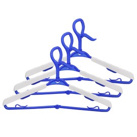 Nikko Hangers, Sliding Catch, Set of 3, Laundry Hangers