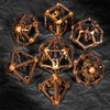 【DND Exclusive】Hollow Winged Dragon Dice - Spellcaster's Metal Dice Set:_old
