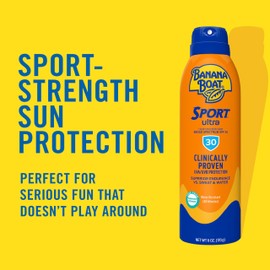 Banana Boat Sport Ultra Spray Sunscreen SPF 30, 1.8oz | Travel Size Sunscreen Spray SPF 30, Mini Sunblock, 1.8oz (Pack of 24)