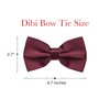 Dibi Mens Solid Color Formal Pre Tied Bow Ties -