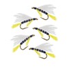 Qievcrme 10 moscas de pesca con mosca para trucha, lubina