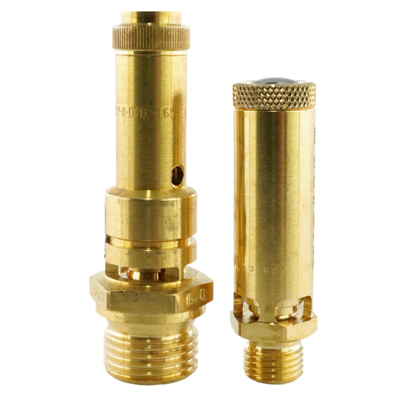 Fittingstore TÜV Safety Valves (DN8) 6 to 20 Bar Brass