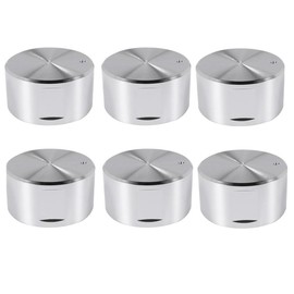 Metal Gas Stove Knobs,6 Pcs Gas Stove Knobs 6mm Cooker Control Range Oven Knob Burner Knob Gas Hob Switch Replacement Parts