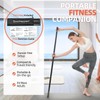 Adjustable Yoga Stick (30/45/60 in), Fully Foam-Sleeved Steel Stretching &