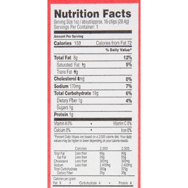 T.G.I. Friday's Potato Skins Snack Chips, Cheddar & Bacon (1 oz, 50 ct.)