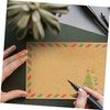 GRIRIW Retro Kraft Paper Envelopes Set 24pcs Kraft Envelopes Decorative