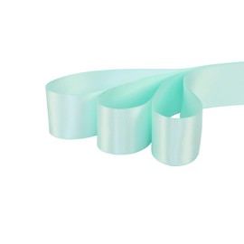 Ribbonitlux 1.5" wide Double Face Satin Ribbon 25 Yards (314-Aqua）, Set For Gift Wrapping, Party Decor, Sewing Applications, Wedding and Craft