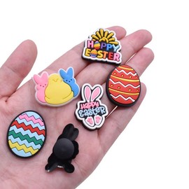 Happy Easter Shoes Charms for Girls Kids Boys Adults Cute Charms for Shoes Decoration Party Favor (30Pcs Easter)