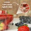 JAK Industrial 55 Count - 1 Pound Size Strawberry/Berry Basket