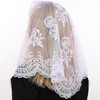 Spanish Mantilla White Women's Church Head Covering Veil Latin Catholic