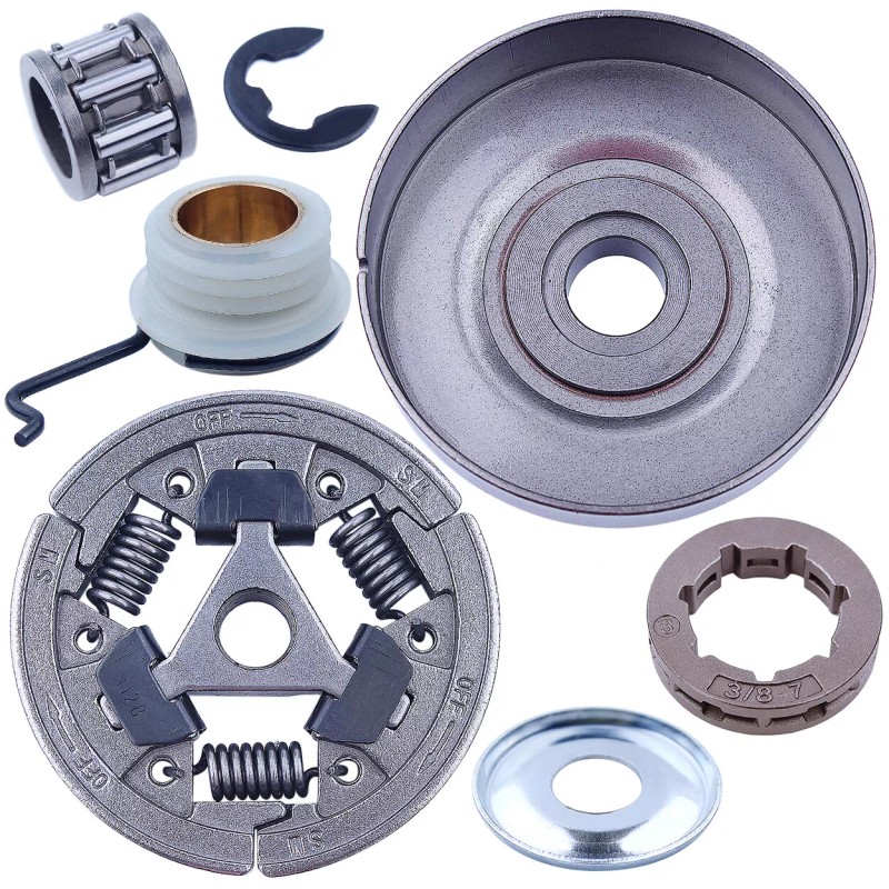 Adefol 3/8" Rim Sprocket Clutch Cover Bearing Kit for Stihl