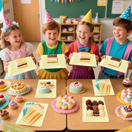 OuMuaMua 100Pcs Back to School Notebook Plates with Pencil Napkins First Day of School Party Supplies Disposable Decorative Paper Plates for Graduation Preschool Kindergarten Table Decor, Serves 50