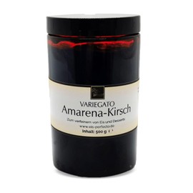 Amarena Cherry Variegato for Marbling Homemade Delicious Milk Ice Cream │ Mega Taste │ Also Super Delicious in Desserts and Cakes and Much More │ Content 500 g