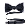 DiBanGu Rhinestone Bow Ties for Men Adjustable Sequin Diamond Pre-tied