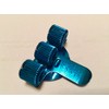 1 x BLUE COLOURED TREBLE TRIPLE PEN HOLDER POCKET PEN