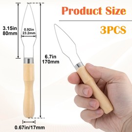 STSTR 3 Packs Easy Button Hook, Steel Button Helper Tool for Elderly, Wide Wood Handle Buttons Fastener Device Assist Dressing Aid Tool for Seniors One Hand