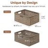 StorageWorks Extra Large Wicker Baskets for Organizing, Seagrass Storage Basket