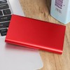 TYPE C Mobile Hard Disk External Red Metal Case for